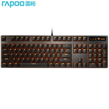Rapoo V500PRO 104-key mechanical keyboard Black/Blue/Brown/red switch, 5 colors optional, good for office and good for games 