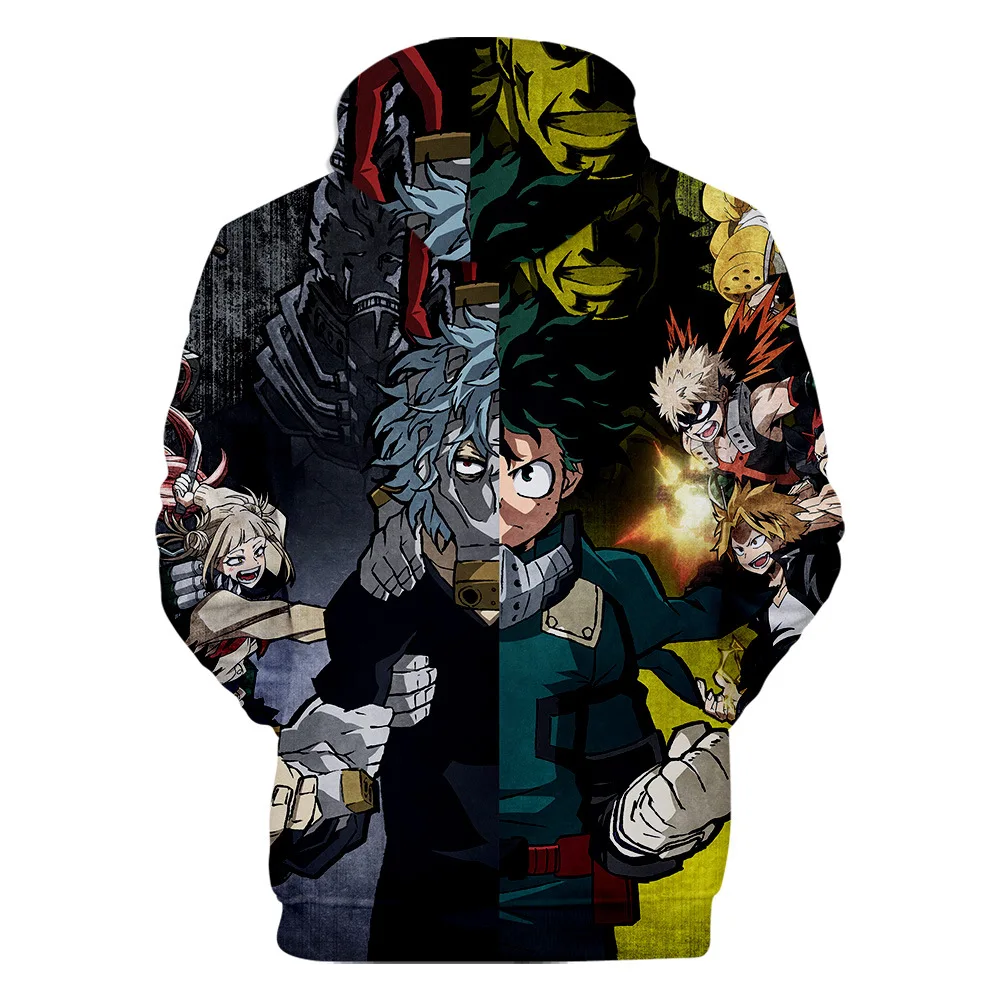 My Hero Academia Boku Anime 3D Print Hoodies