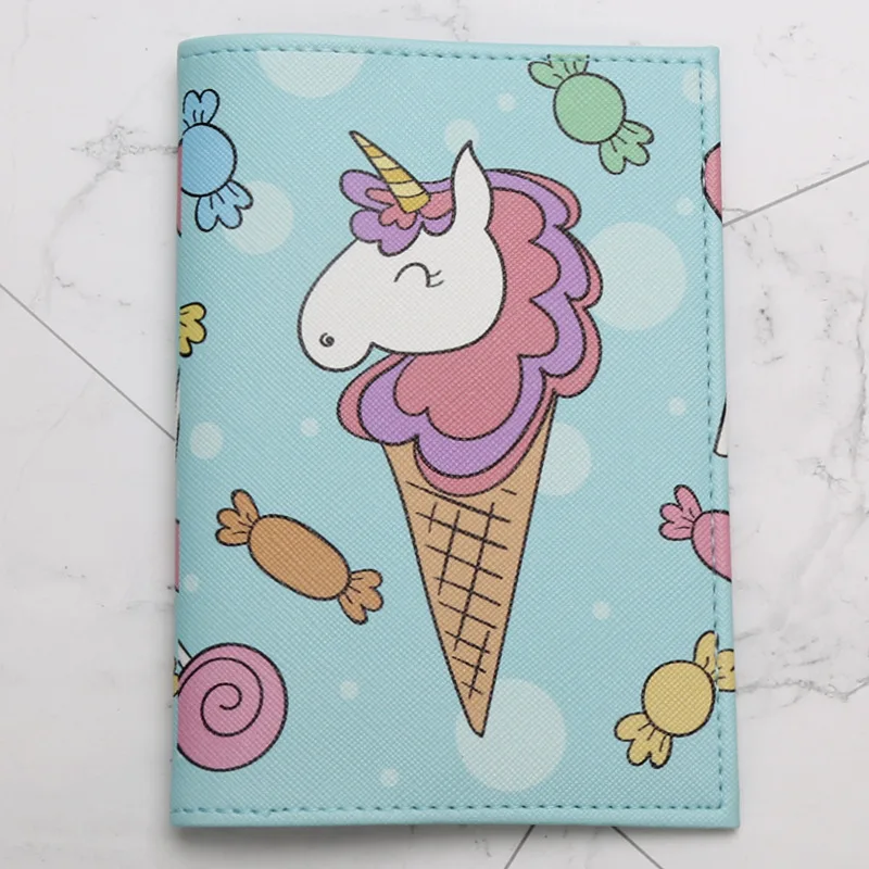 My little pony Кошелек для монет с героями мультфильмов Единорог искусственная кожа держатель для паспорта дорожная защитная сумка ID обложка паспорта кошелек - Цвет: 8