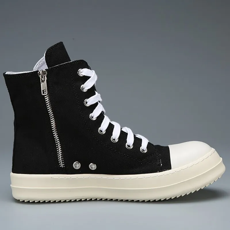 Обувь с высоким берцем; Мужская обувь из натуральной кожи на шнуровке; роскошные кроссовки по щиколотку; парусиновые кроссовки; высокие ули... Обувь с высоким берцем; Мужская обувь из натуральной кожи на шнуровке; роскошные кроссовки по щиколотку; парусиновые кроссовки; высокие ули...