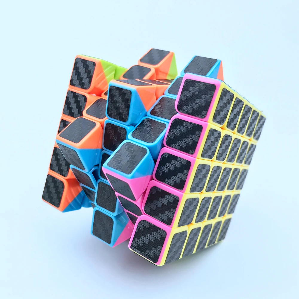 5x5x5 магический куб-головоломка, кубики для детей, профессиональная скорость, Cubo Magico, развивающие игрушки для детей, студентов, взрослых, антистрессовая игрушка - Цвет: carbon fiber