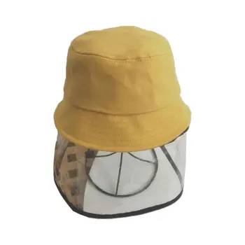 

Windproof Bucket Hat Mouth Mask Anti-saliva Kids Anti-spitting Protective Cap Superior Quality