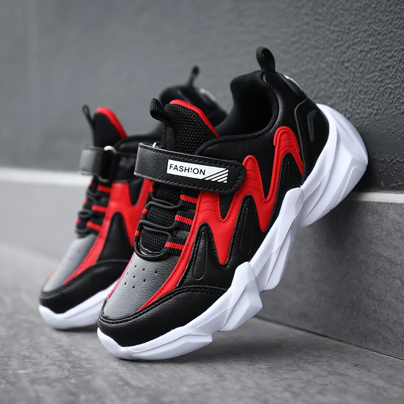 muu Autumn Leather Walking Shoes Breathable Outdoor Sports Comfort Ladies Sneakers Air Cushion Lace Up #CA4mc001 |