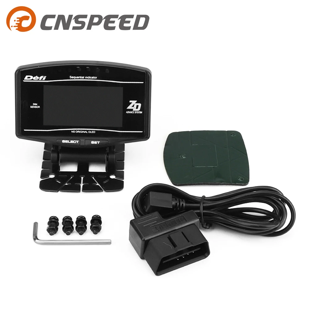 Универсальный дисплей OBD2 Hud цифровой автомобильный прибор OBD Ii 6 в 1 датчик