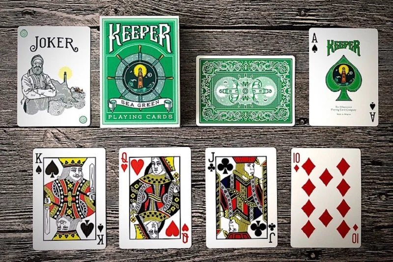 Ellusionist Keeper Sea Green игральные карты велосипедная колода USPCC коллекционная покерная