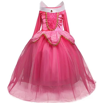 

Baby Girls Clothing Soft Princess Summer Elegant Kids Cotton Halloween Costume Children's Clothing Girl Dress 110-150cm