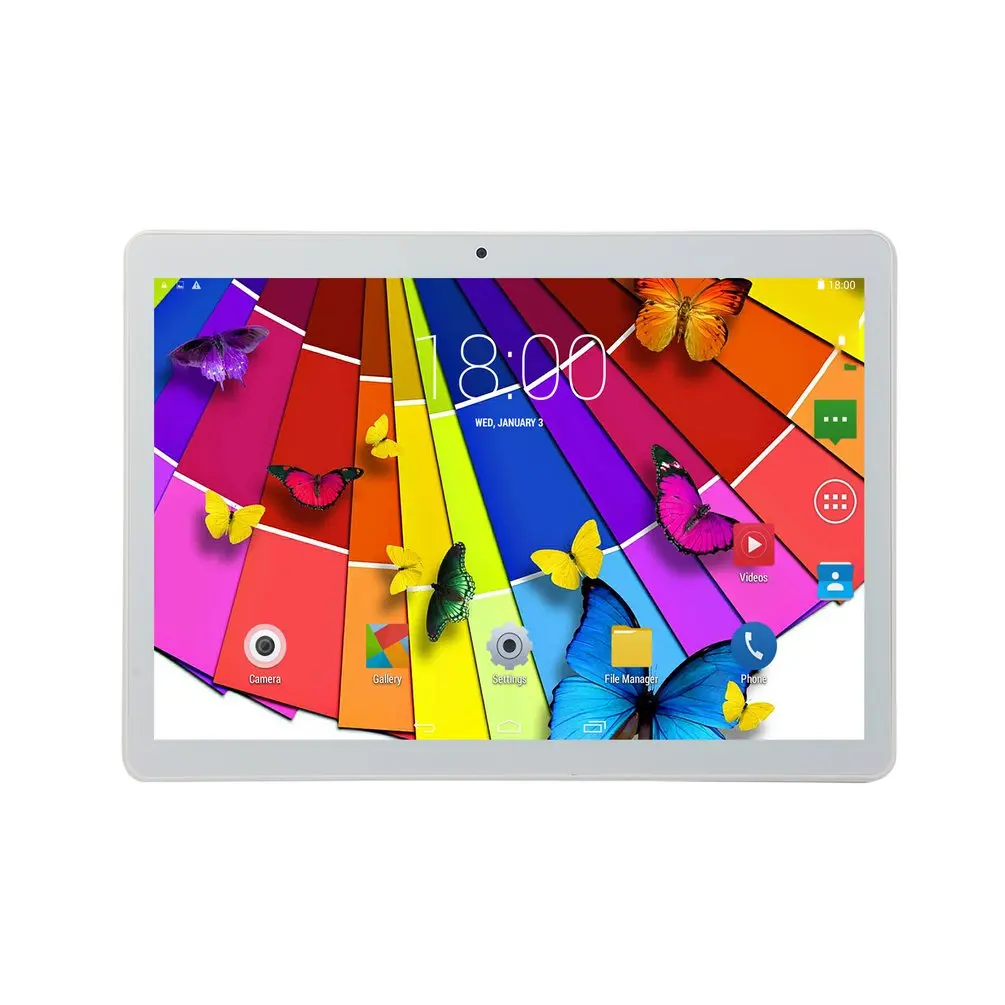 

KT107 Round Hole Tablet 10.1 Inch HD Large Screen Android 8.10 Version Fashion Portable Tablet 8G+64G Pink Tablet Pink EU Plug