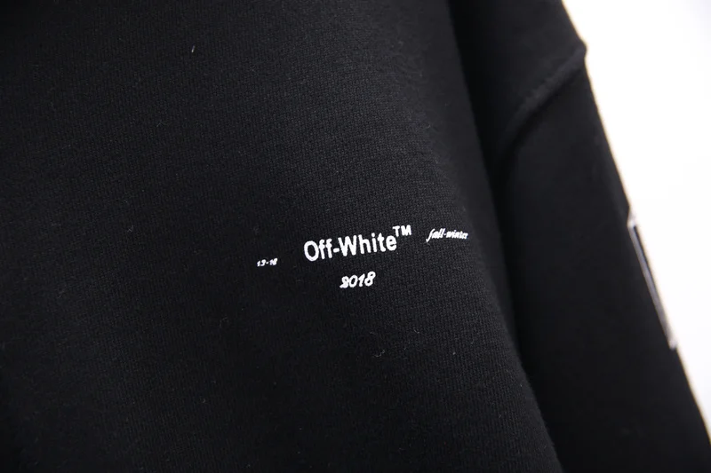 19ss Off-White OW 3D arrow для мужчин и женщин унисекс для влюбленных Модный хлопковый Повседневный кардиган на молнии толстовка с капюшоном Свободная куртка