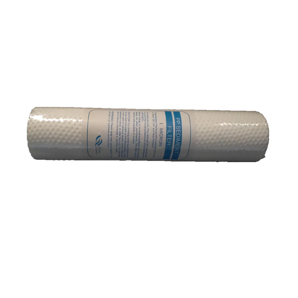 4pcs Water Purifier 10 Inch 1 Micron Sediment Water Filter Cartridge PP Cotton Filter Water Filter System Water Polypropylene