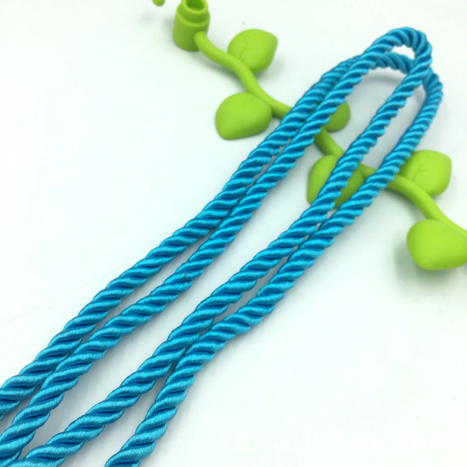 Nylon Cord 5mm 5 Yards 3 Shares Twisted Cotton Colorful DIY Craft Braided Decoration Rope Drawstring Belt Accessories JK