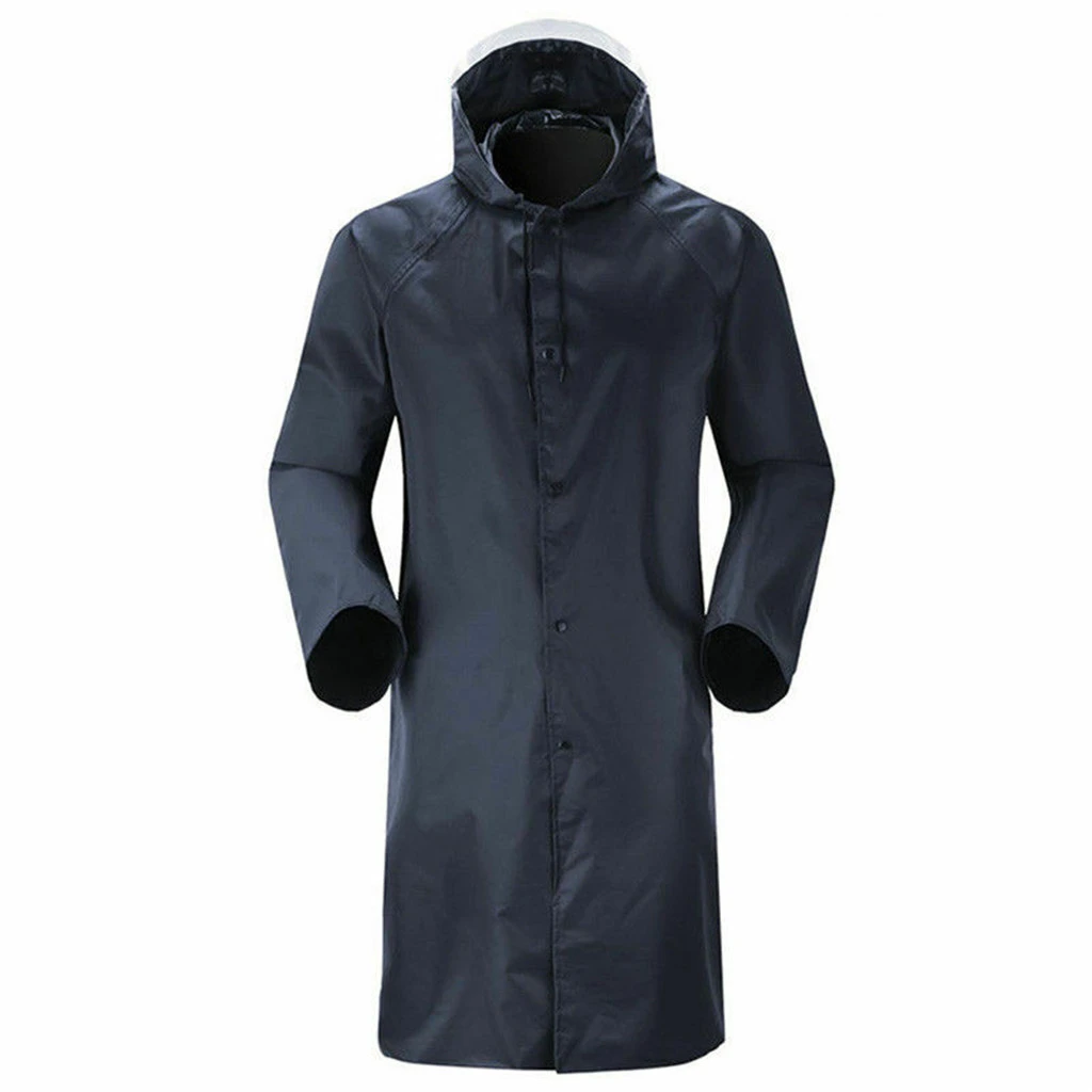 long winter raincoat