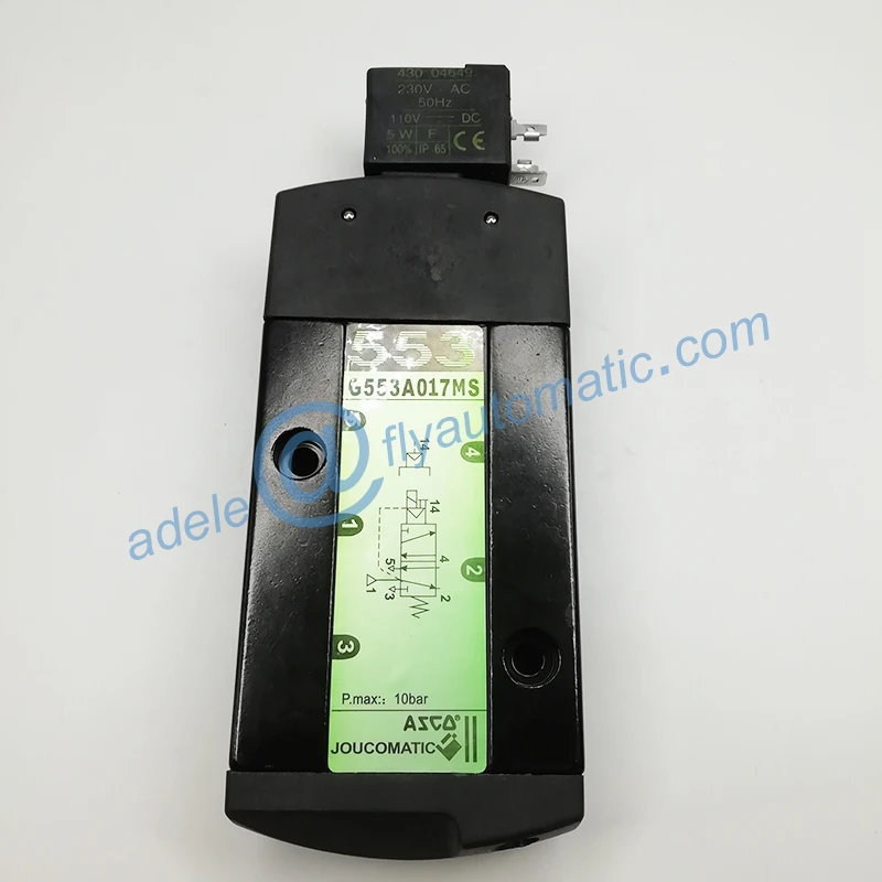 SCG553A017MS DC24V ASCO JOUCOMATIC 1/" порт типа катушки однокатушкой моностабильный электромагнитный клапан