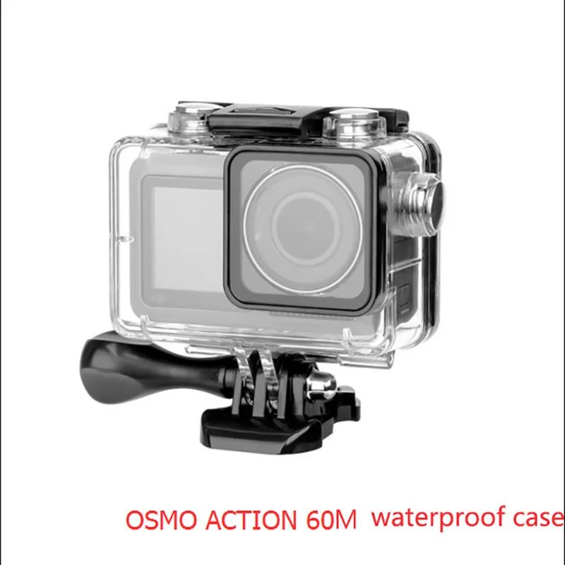 

Waterproof Case for DJI OSMO Action Camera, 60M Waterproof Housing Case Sport Camera Underwater Protective Accessories