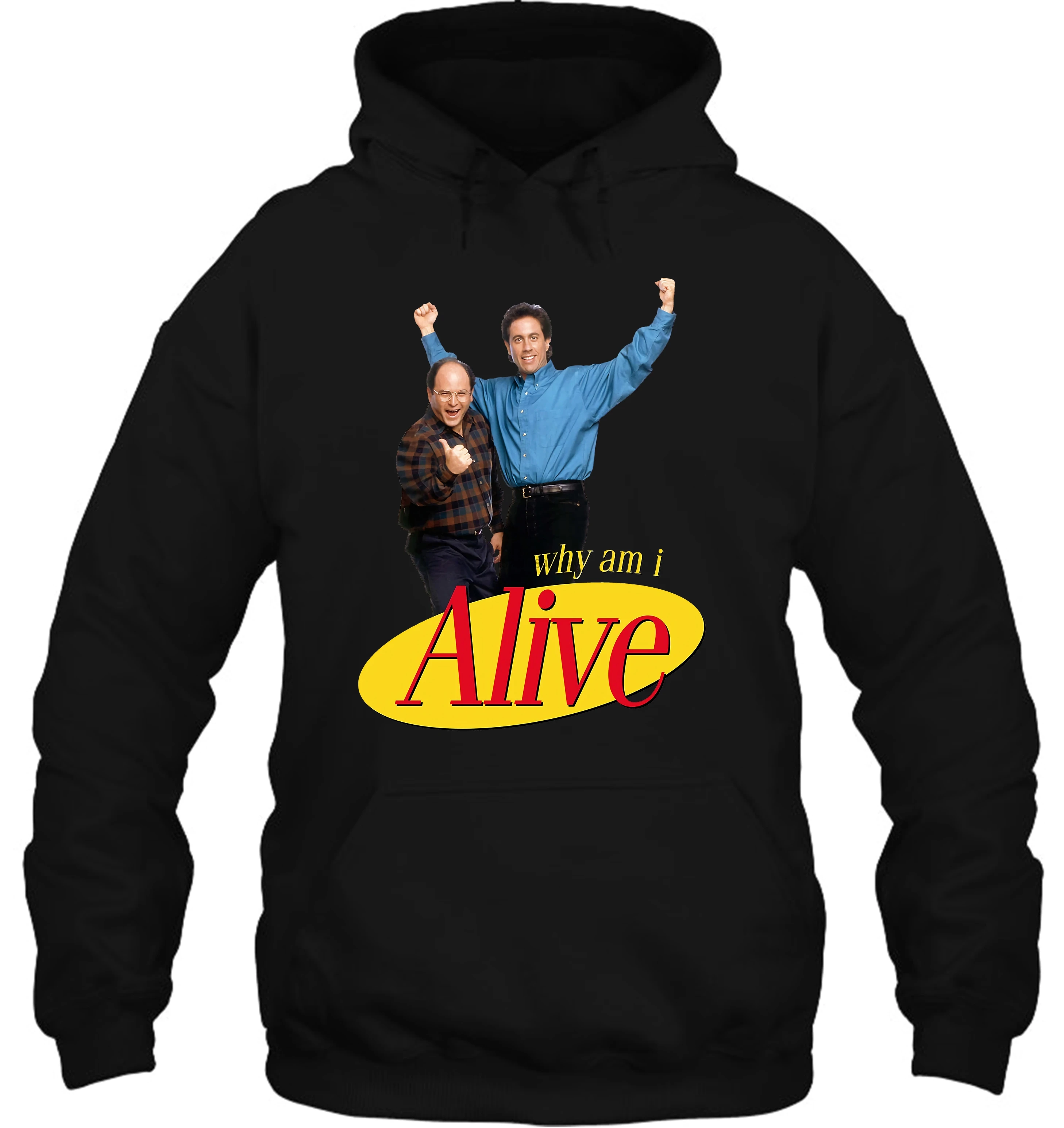Мужская толстовка, новинка, seinfeld im, сильно подавленная, отправка, мужская, размер S 2XL, крутая, повседневная, pride, унисекс, новая мода, женская уличная одежда