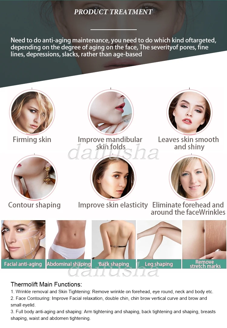 40.68MHz RF single pole bipolar hot lift RF whitening face-lift machine anti-aging V-type face-lift RF machine