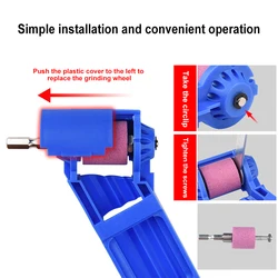 Meule Portable 2.0 12.5mm, outil électrique, affûteur de forets, foret en titane, pièces d'outils pour le travail des métaux 