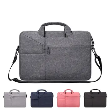 

Business 11.6 12 13 13.3 14.1 15 15.6 Inch Laptop Shoulder Bag Waterproof Multi-functional Sleeve Bag Case with Carrying Strap
