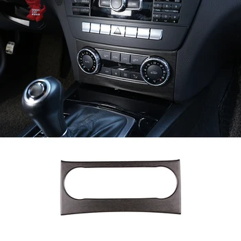 

ABS Oak Wood Car Center Air Conditioning Decoration Frame Trim For Mercedes benz C Class W 204 2011-2014 Interior Accessories