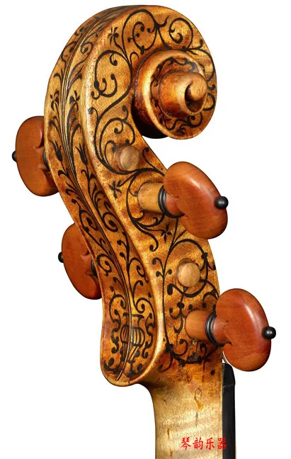 Copy Antonio Stradivari 1716 violin Shell inlay handwork violin 4/4 100% Retro matte Top Oil Varnish Professional voice
