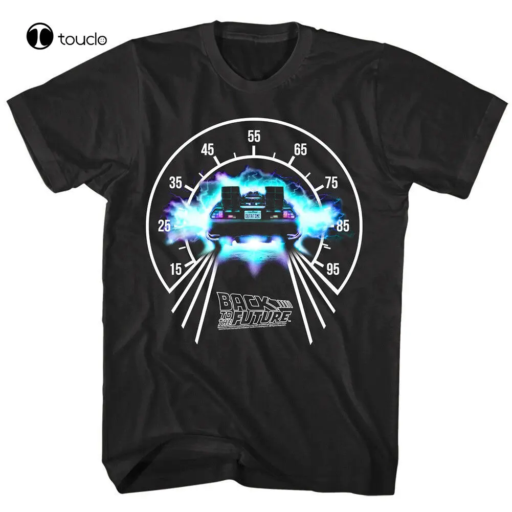 Torna Al Futuro Delorean Tachimetro Maglietta Da Uomo Time Machine 88Mph Movie Tee Shirt