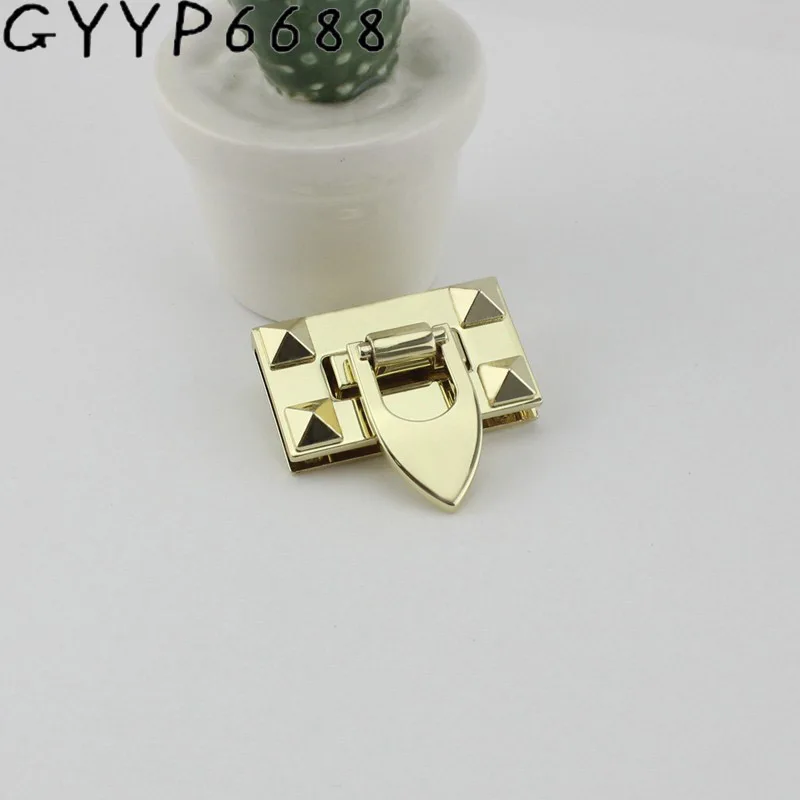 5sets 3 colors Twist lock bag accessories DIY buckle handbag hardware hand twist lock