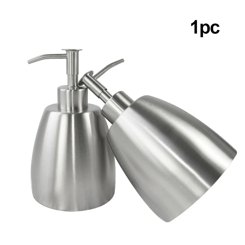 Sanitizer Portable Bathroom Stainless Steel Storage Bottle Shower Accessory Manual Press Soap Dispenser Fabala Liquid Nozzle