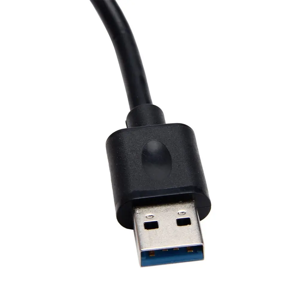 4 порта USB 3,0 концентратор 5 Гбит/с скорость передачи данных Портативный Компактный для ПК Mac ноутбук Настольный BK 4 порта USB 3,0 концентратор