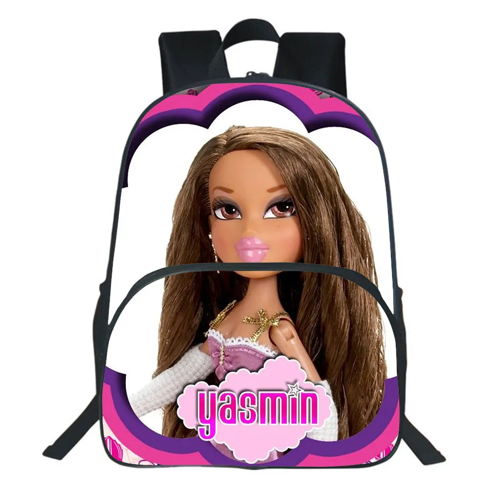 Bratz Backpack Kindergarten Mochila Boys Cartoon School Bag Teens Girl Storage Bag Travel Bags Children Rucksack
