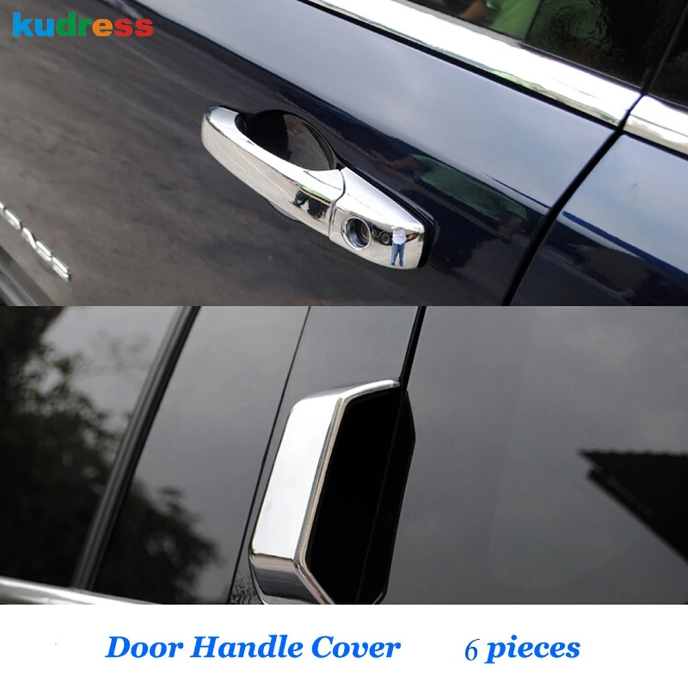 Per Jeep Compass 2011 2012 2013 2014 2015 Abs Cromo Porta Laterale Maniglia Copertura Trim Cap Sovrapposizione Accessori Per Lo Styling Dell'Auto 6 Pe