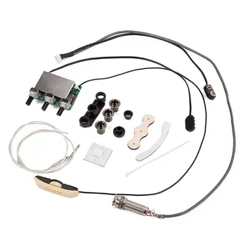 

Active Piezo Pickup EQ Electronic Preamp System for Acoustic Guitar Pickups
