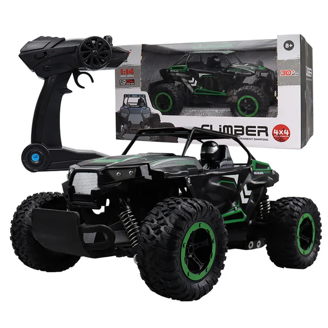 X818 1:14 4WD Alloy High-Speed RC Car  2.4G Radio Remote Control Cars Buggy Off-Road Control Trucks Boys Toys for Children