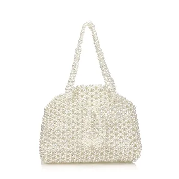

Handmade Pearl Bags Women Handbags Ladies Evening Party Shoulder Bag Elegant Beaded Messenger Crossbody Bags MIni Phone Purse