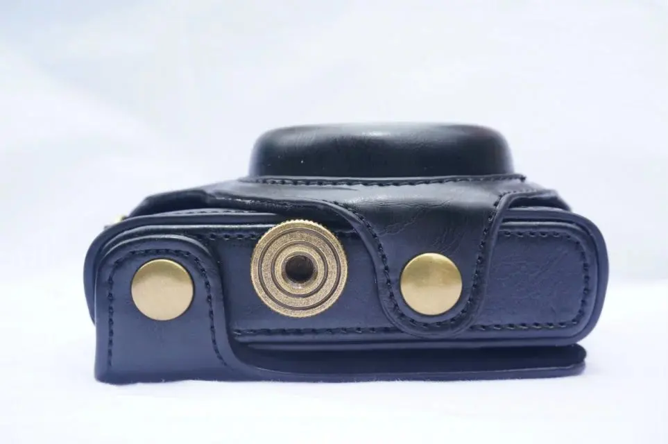 Для sony RX100M5 RX100M4 RX100M3 RX100M2 DSC-RX100 DSC-RX100M6 DSC-RX100M7RX100M5A черная карта цифровой контейнер для фотоаппарата кожаная сумка
