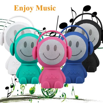 

LED Bluetooth Speakers Mini Wireless Speaker Player Subwoofer USB Radio FMusic Sound Column Outdoor Sports Pool Party Children
