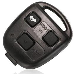 Premium Jingyuqin Remote Smart Car Key Shell - Sleek Protective Fob Cover with 2/3 Buttons for Lexus (3 Buttons Full Case)