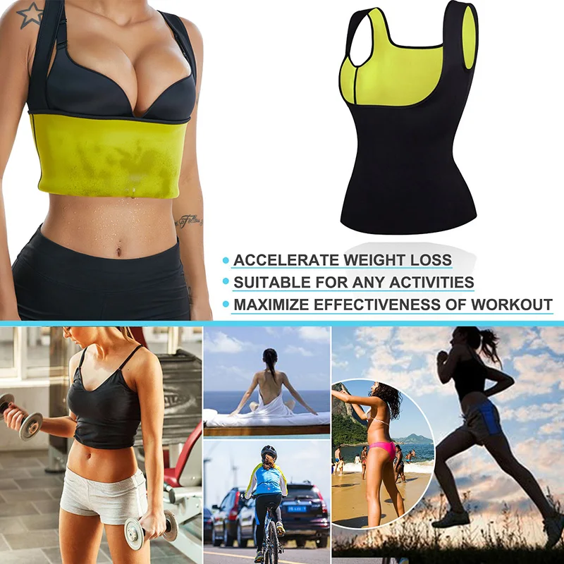 Women Neoprene Shaperwear Waist Traine Push Up Vest Tummy Belly Girdle Body Shaper Waist Cincher Corset Plus Size S-6XL