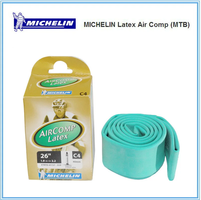 Michelin Bicycle Inner Tube Latex ru jiao ban 26*1.95 Michelin Mountain Bike Beauty Law Mouth Tire