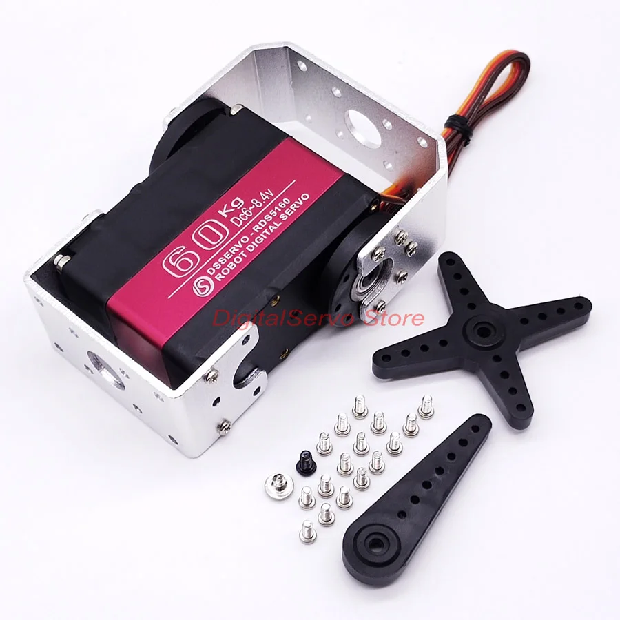 Dshサーボ-高出力ロボット用金属歯車,60kg,7.4V,高トルク,デジタル