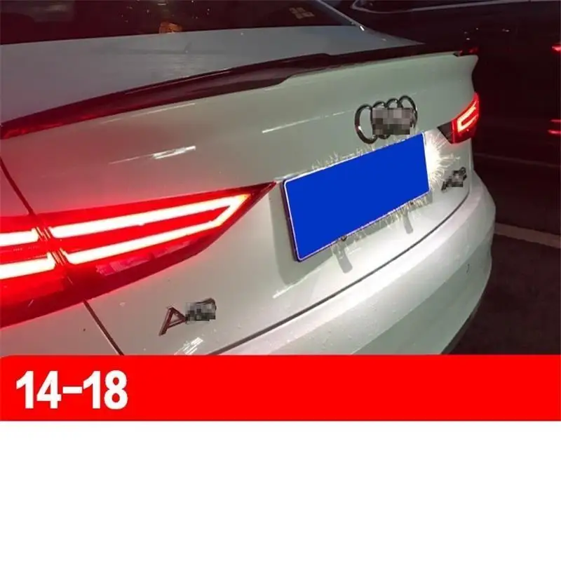 Automovil украшения автомобиля персонализированные декоративные модифицированные аксессуары молдинги запчасти Спойлеры крылья 17 18 для Audi A3 - Цвет: MODEL L