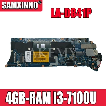 

LA-D841P Laptop motherboard For DELL XPS-13 9350 original mainboard 4GB-RAM I3-7100U
