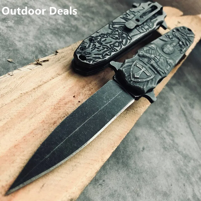 Лидер продаж коллекция ножей Crusader с 3D резьбой полный стальной EDC вспомогательный
