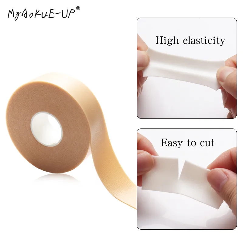 Белая лента накладки на глаза для наращивания ресниц Прививка ресниц бумажные накладки изоляционный инструмент для макияжа