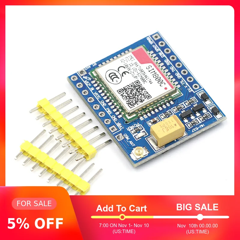 SIM800C GSM GPRS модуль 5 В/3,3 в ttl макетная плата IPEX с Bluetooth и TTS для Arduino STM32 C51 для Arduino