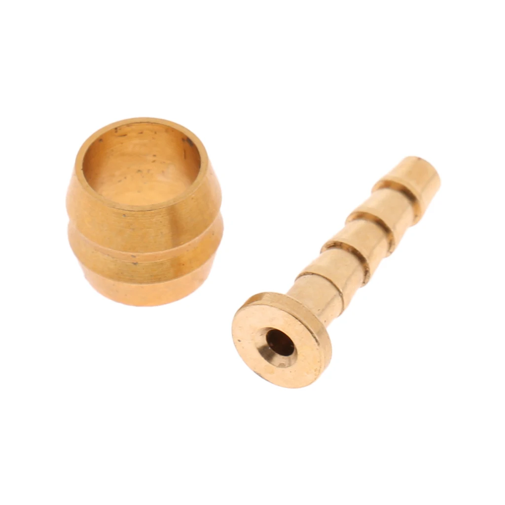 4 Set Mountain Bike Hydraulic Disc Brake Hose Olive Pressing Ring + T Needle