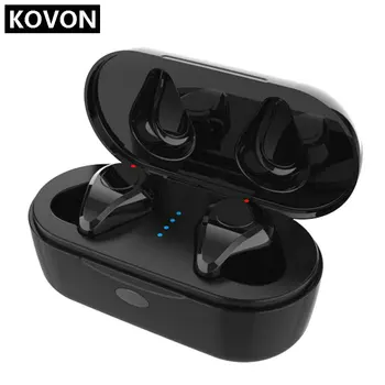 

TWS-Q6 Wireless Bluetooth Earphone V5.0 with Mic Stereo Bluetooth Sports Headset IPX5 Waterproof with Charging Box