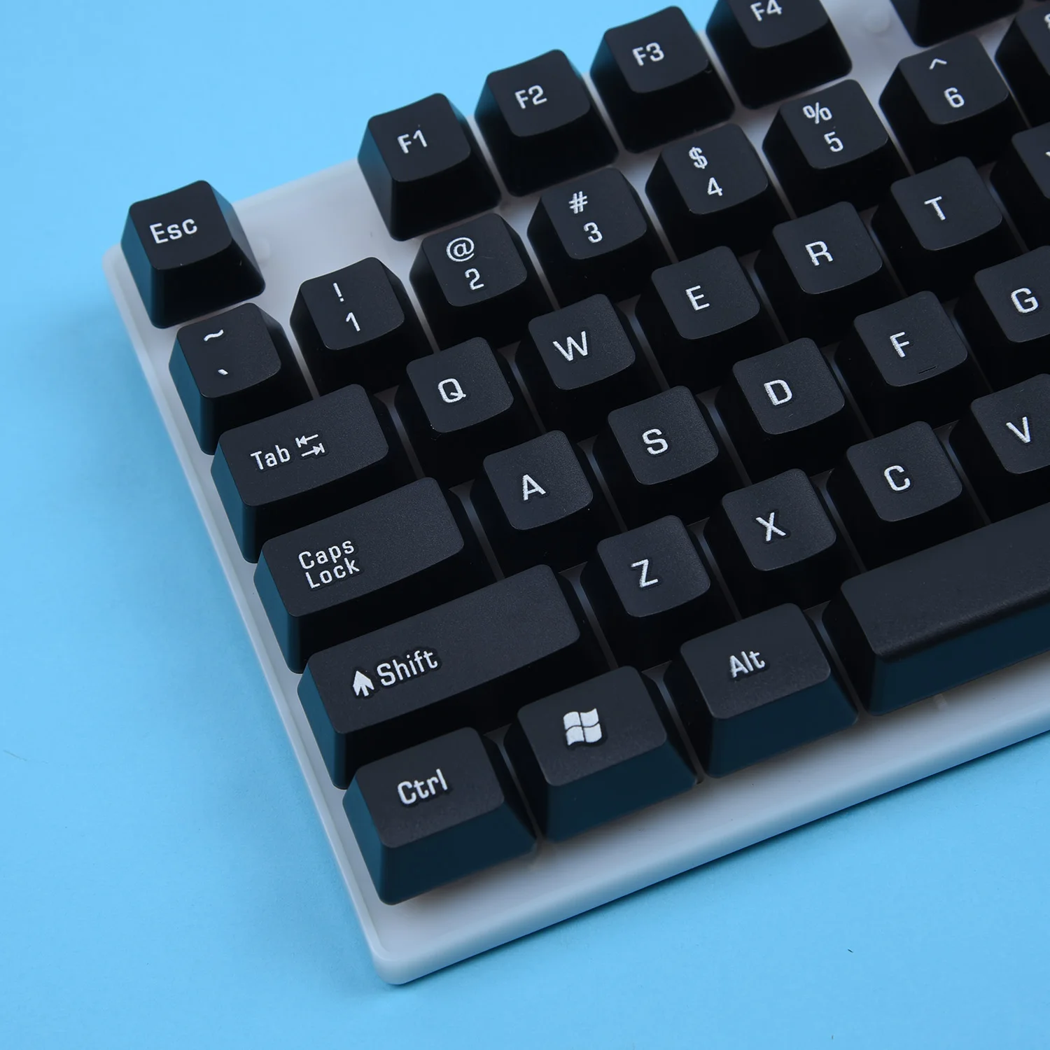 Пластиковая игровая механическая клавиатура и мышь комплект английская Проводная для PS4 One Rainbow красочная анти-колесо скольжения светодиодный USB адаптер настольные компьютеры