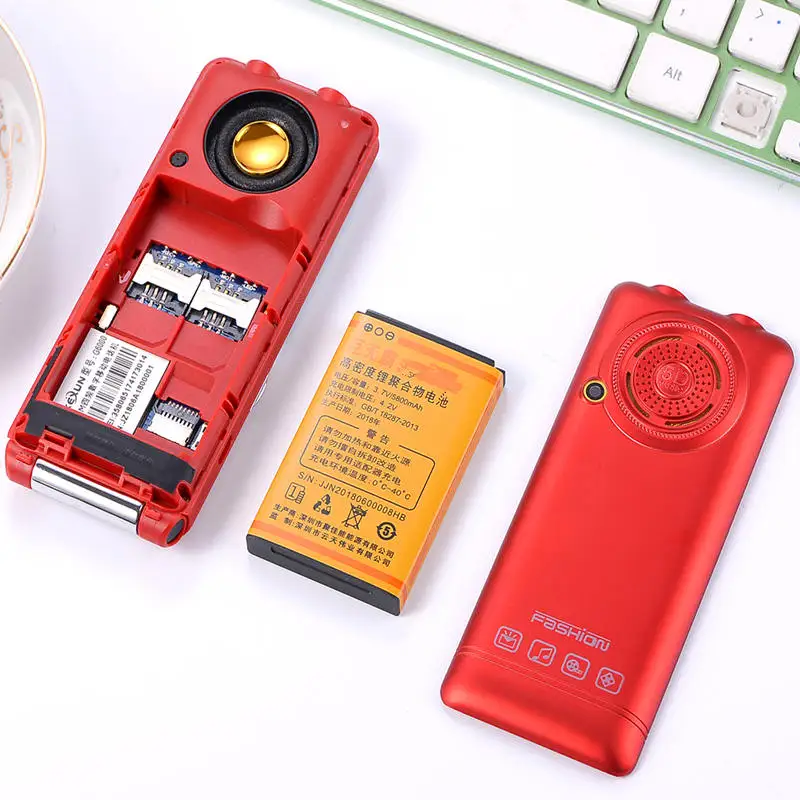 TKEXUN G6000 флип металлический корпус мобильный телефон Dual SIM Quad Band двойной фонарик SOS быстрый набор большой голосовой мобильный телефон