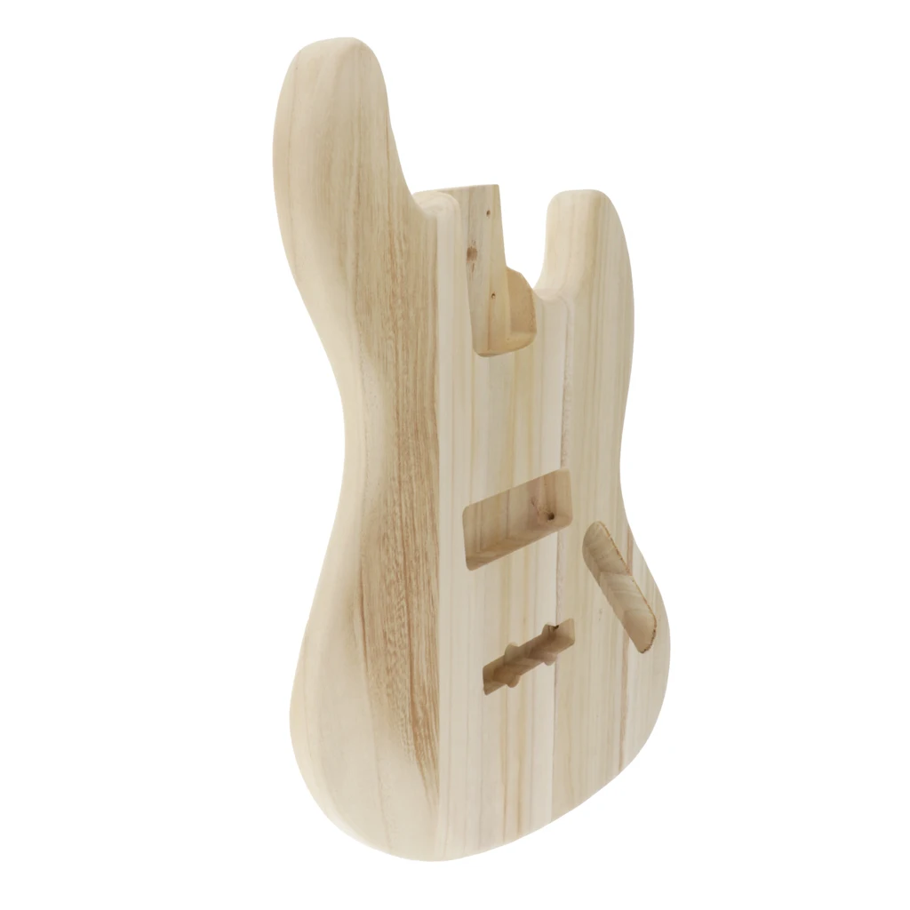

Unfinished Bass Body Replacement for Luthier Bass Guitar Builder Making Kit