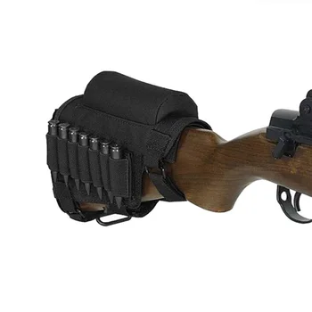 

Tactical Cheek Rest With Carrier Carrying Case Army Military Rifle Bullet Holster Nylon Pouch Cartridges Bag Hunting Accessories