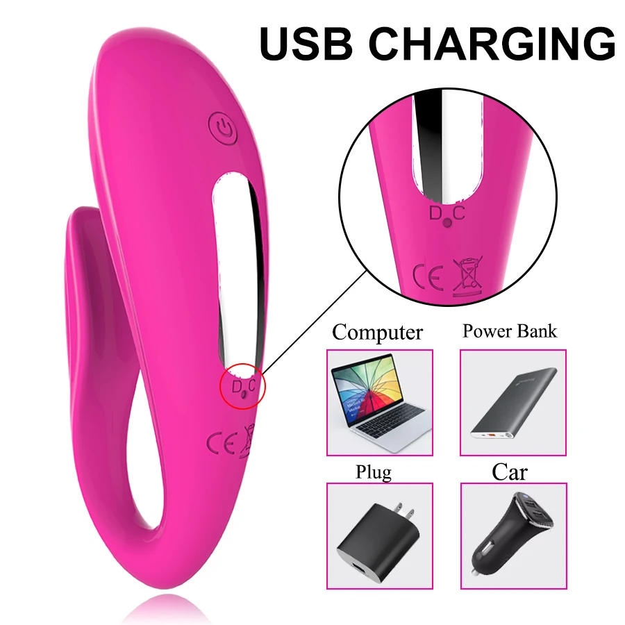 FLXUR 10 Modes Vibrator for Couples G-Spot Stimulate U Type Wireless Silicone Dildo Panties Female Masturbate Sex Toy for Adult